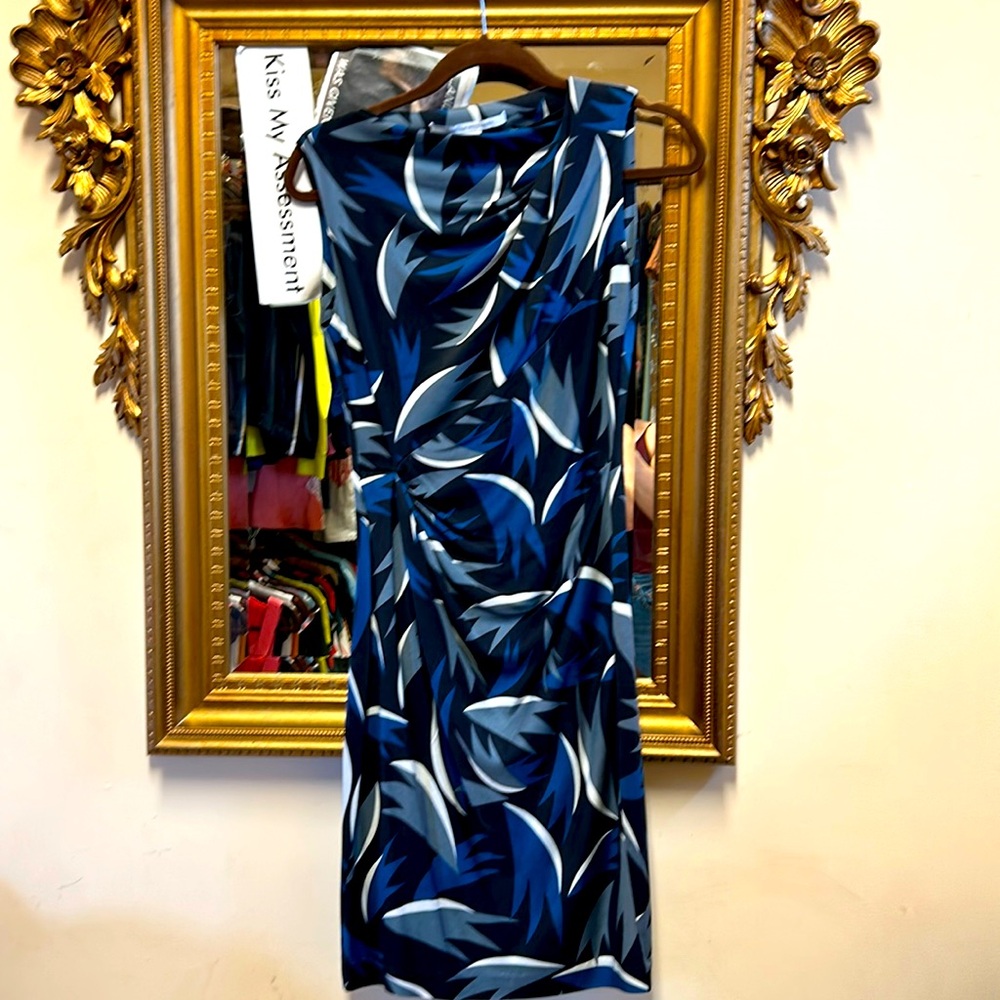DVF silk dress, EUC